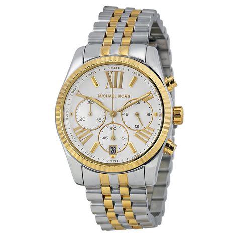 michael kors damen lexington chronograph watch mk5955|Michael Kors Lexington Chronograph Mother of Pearl Two.